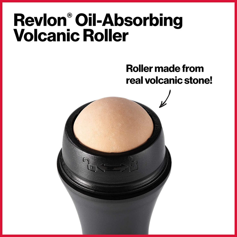 Face Roller by Revlon, Oily Skin Control for Face Makeup, Oil Absorbing