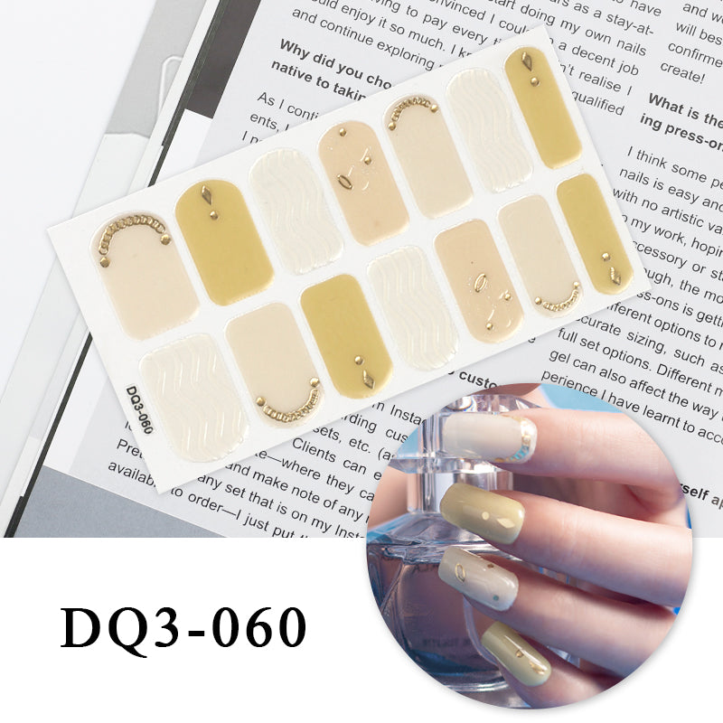 Nail Art Color Nail Stickers Simple Fashion - WarmEssence Essentials