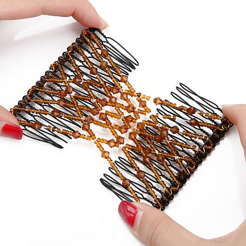 Variety hair comb hair styling wire hair styling beaded magic hair comb styling comb wholesale