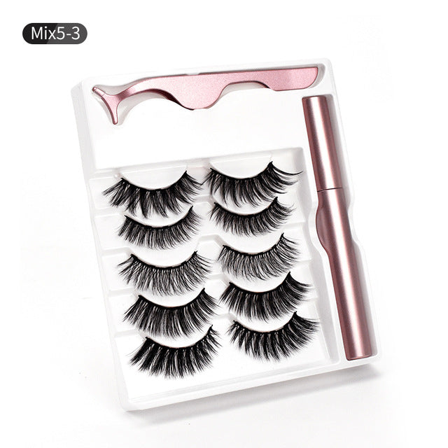 Magnetic eyeliner false eyelashes - WarmEssence Essentials