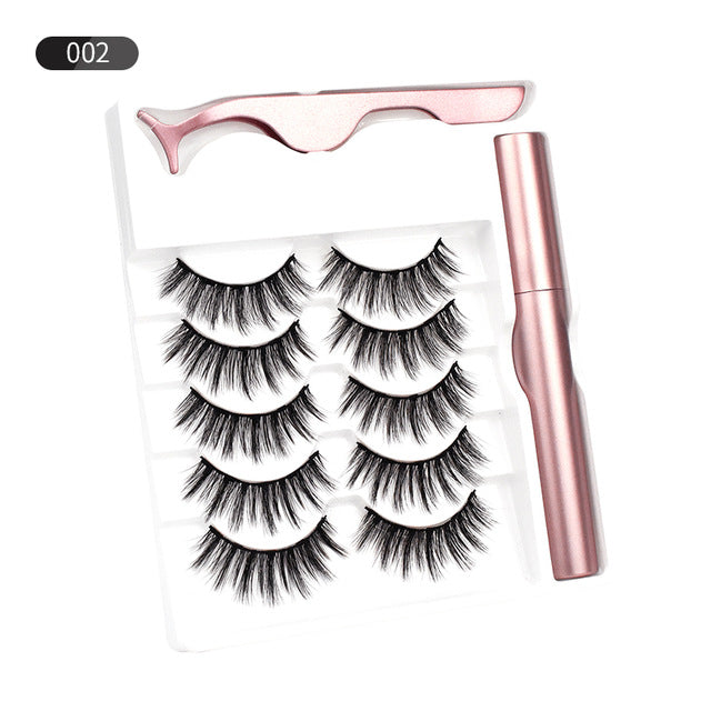 Magnetic eyeliner false eyelashes - WarmEssence Essentials