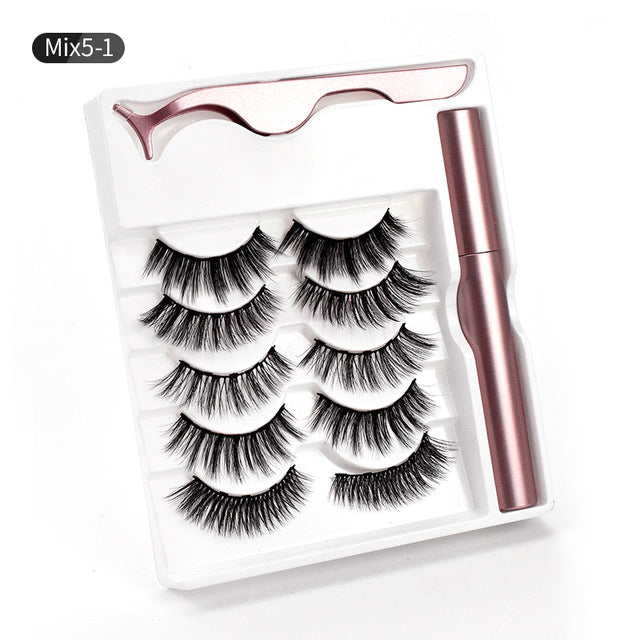 Magnetic eyeliner false eyelashes - WarmEssence Essentials