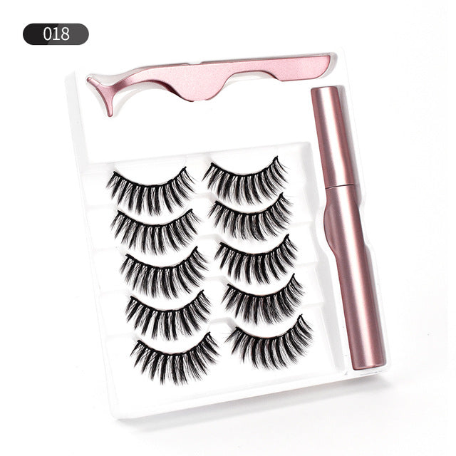 Magnetic eyeliner false eyelashes - WarmEssence Essentials