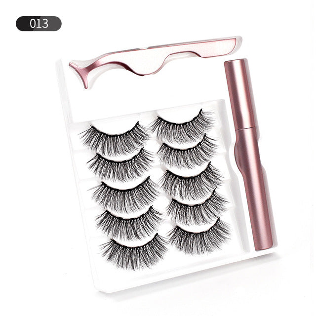 Magnetic eyeliner false eyelashes - WarmEssence Essentials