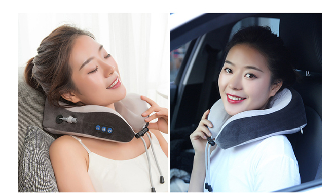 Electric Neck Massager U shaped Pillow - WarmEssence Essentials