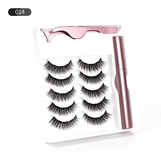 Magnetic eyeliner false eyelashes - WarmEssence Essentials