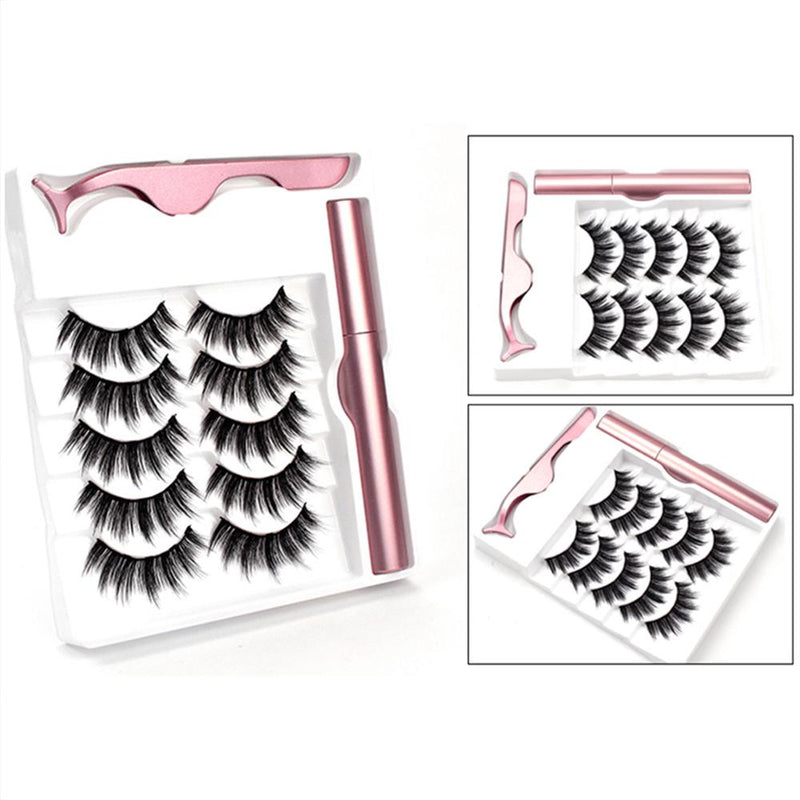 Magnetic eyeliner false eyelashes - WarmEssence Essentials