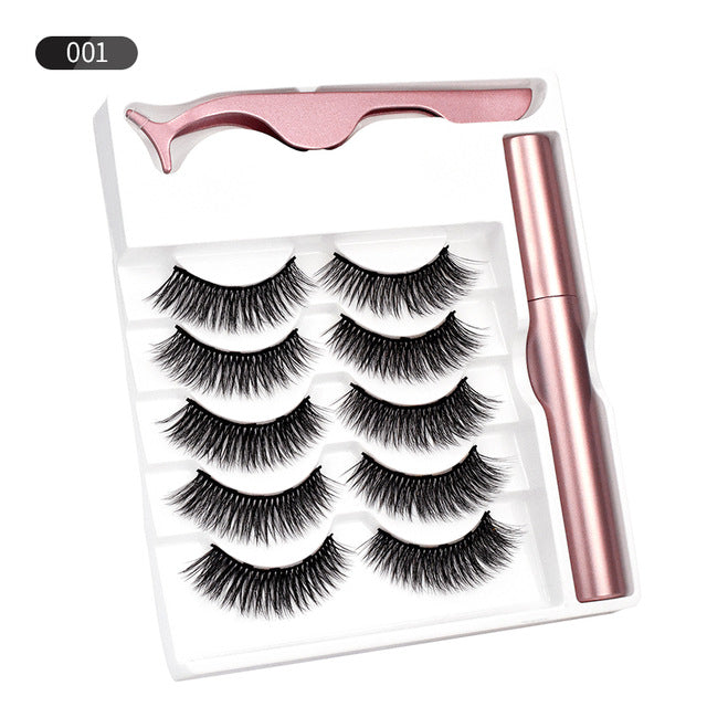 Magnetic eyeliner false eyelashes - WarmEssence Essentials