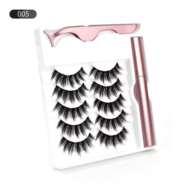 Magnetic eyeliner false eyelashes - WarmEssence Essentials