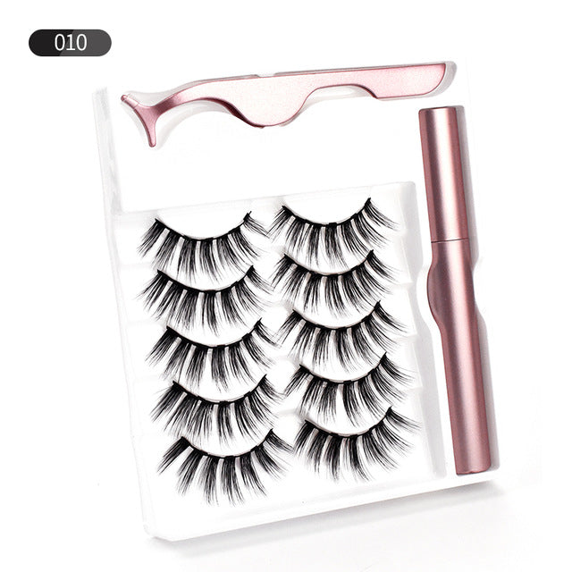 Magnetic eyeliner false eyelashes - WarmEssence Essentials