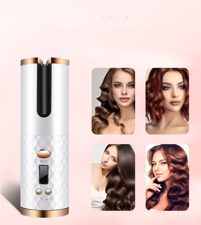 Rechargeable Automatic Hair Curler - WarmEssence Essentials