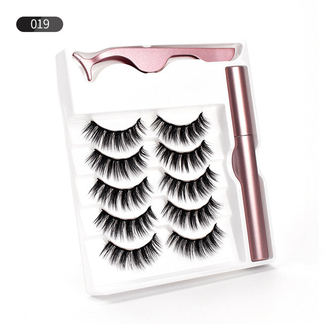 Magnetic eyeliner false eyelashes - WarmEssence Essentials