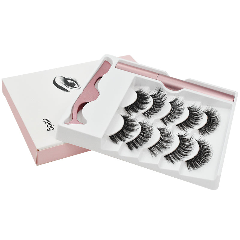 Magnetic eyeliner false eyelashes - WarmEssence Essentials