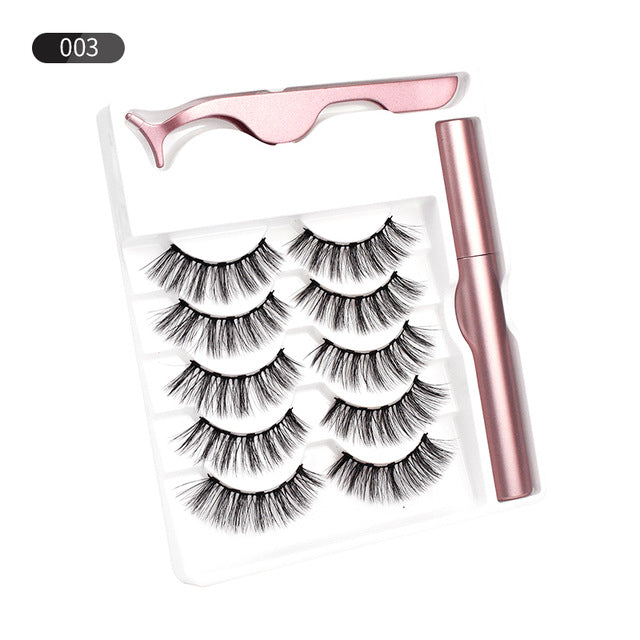 Magnetic eyeliner false eyelashes - WarmEssence Essentials