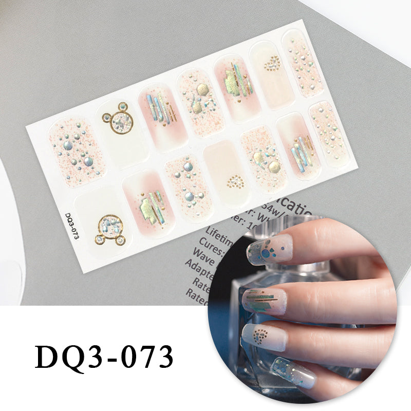 Nail Art Color Nail Stickers Simple Fashion - WarmEssence Essentials