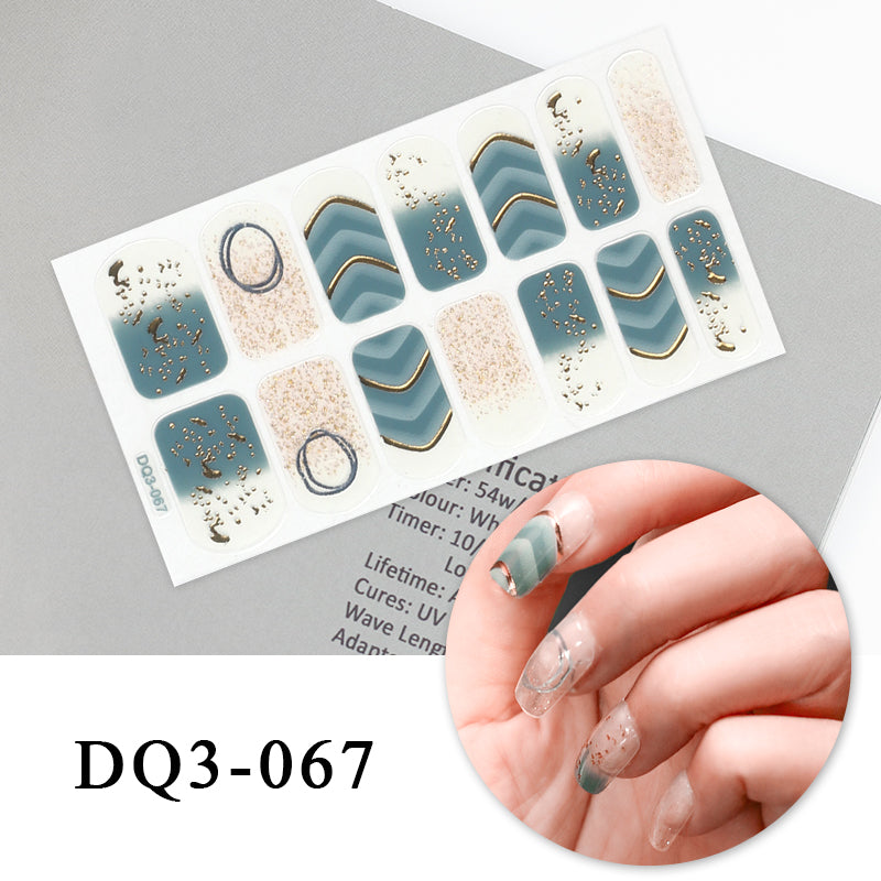 Nail Art Color Nail Stickers Simple Fashion - WarmEssence Essentials