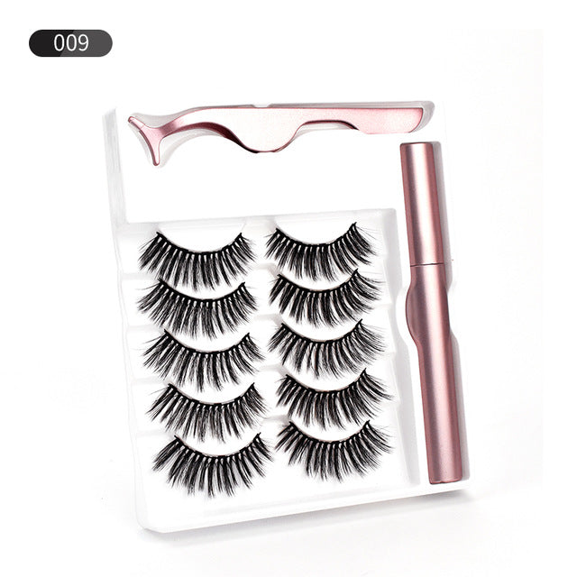 Magnetic eyeliner false eyelashes - WarmEssence Essentials