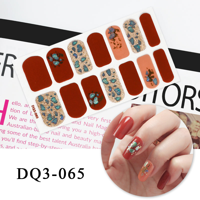 Nail Art Color Nail Stickers Simple Fashion - WarmEssence Essentials