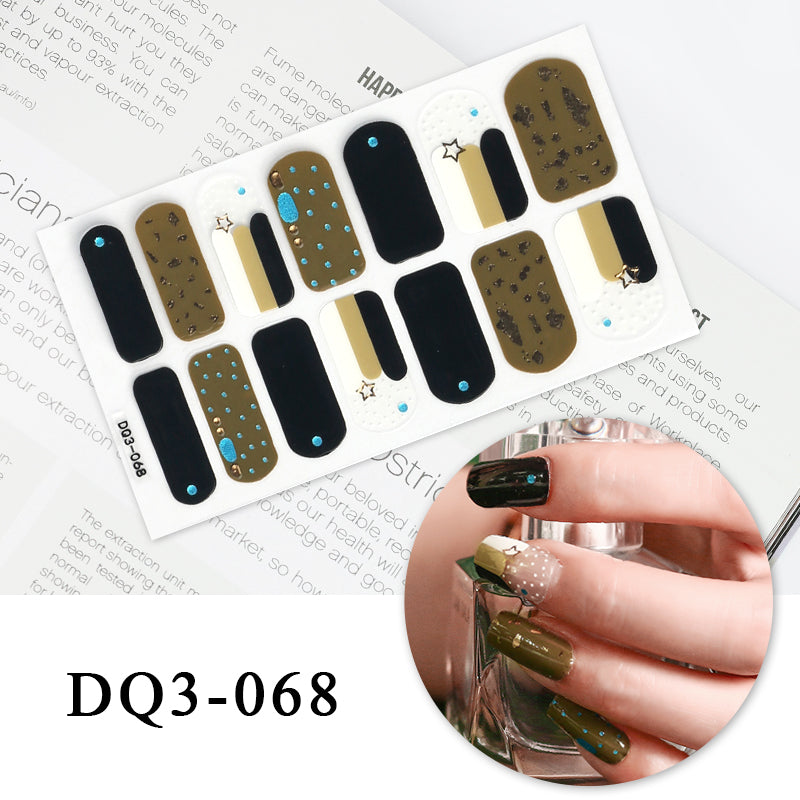 Nail Art Color Nail Stickers Simple Fashion - WarmEssence Essentials