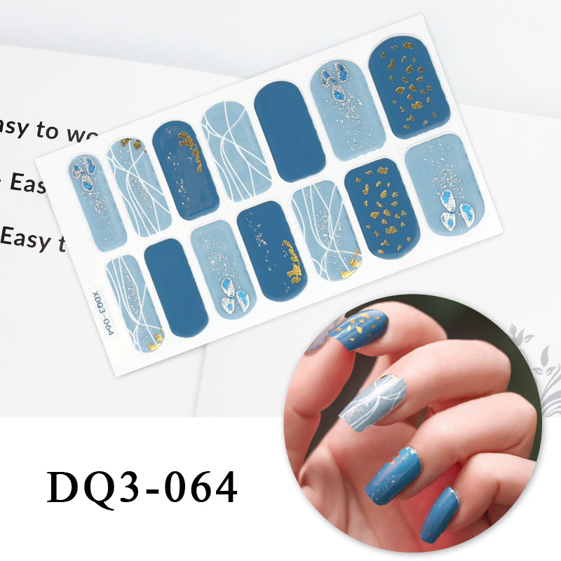 Nail Art Color Nail Stickers Simple Fashion - WarmEssence Essentials