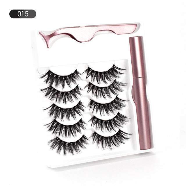 Magnetic eyeliner false eyelashes - WarmEssence Essentials