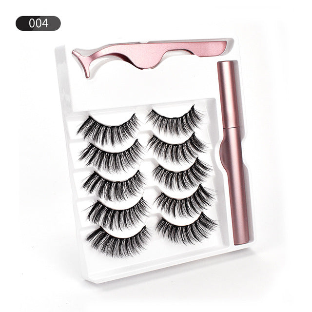 Magnetic eyeliner false eyelashes - WarmEssence Essentials