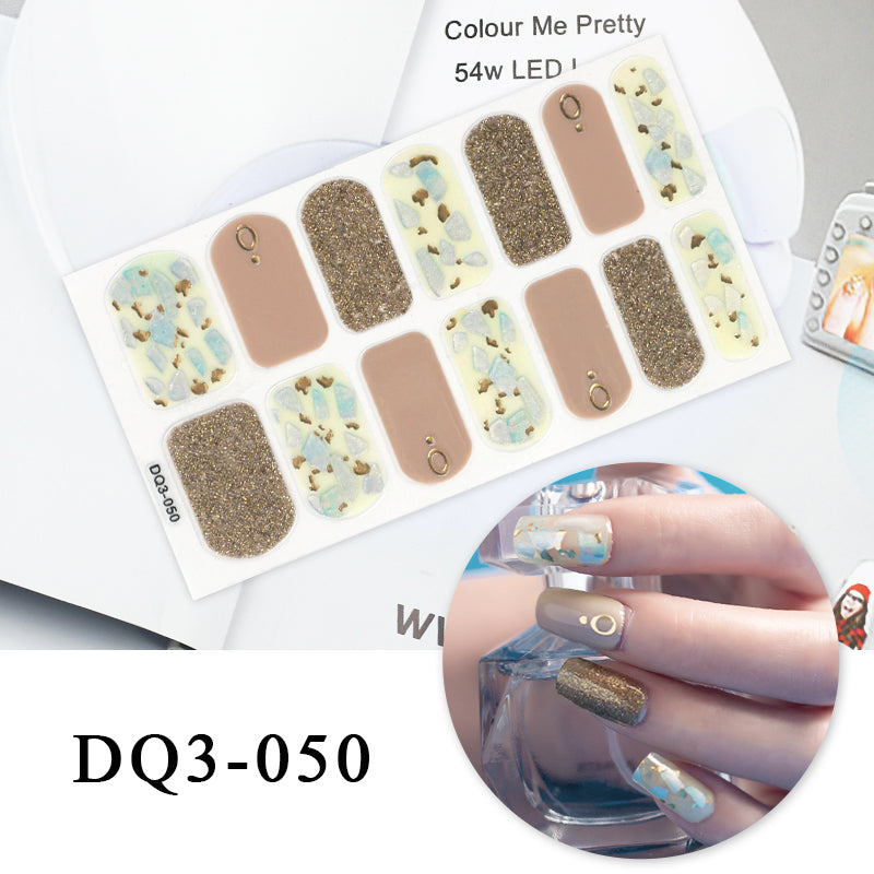 Nail Art Color Nail Stickers Simple Fashion - WarmEssence Essentials