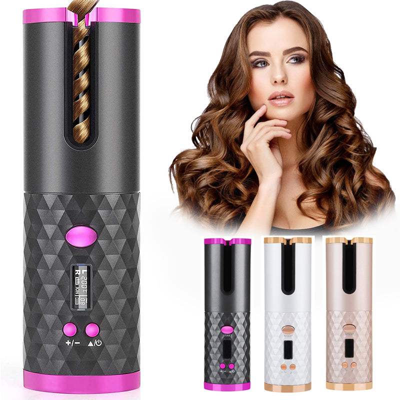 Rechargeable Automatic Hair Curler - WarmEssence Essentials