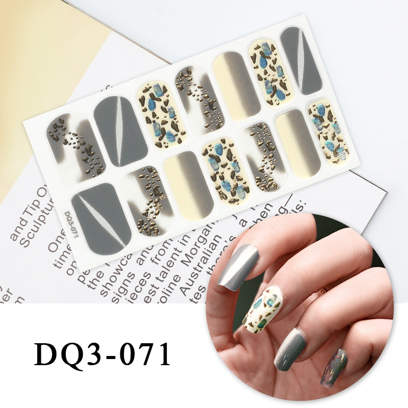 Nail Art Color Nail Stickers Simple Fashion - WarmEssence Essentials