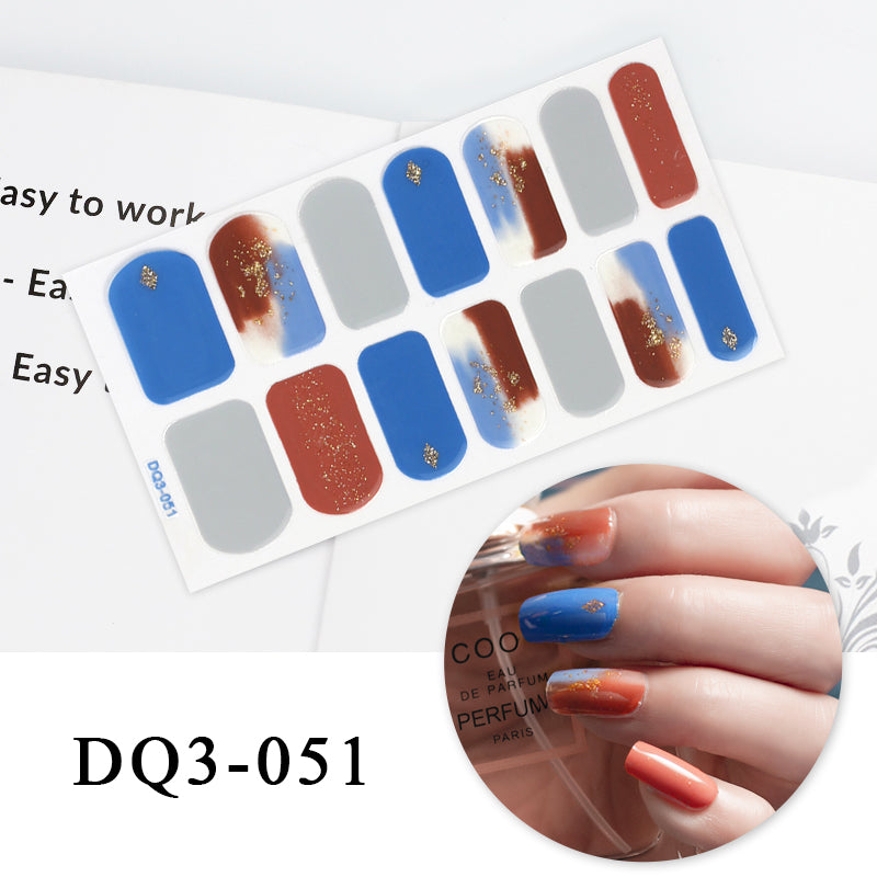 Nail Art Color Nail Stickers Simple Fashion - WarmEssence Essentials