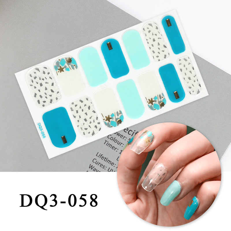 Nail Art Color Nail Stickers Simple Fashion - WarmEssence Essentials